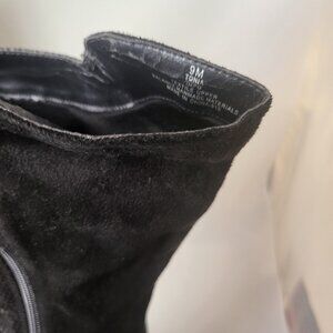 Impo Black Side Zipper Boots